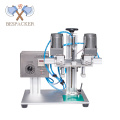 Bespacker YL-P semi automatic pneumatic type four rollers screw spray bottle capping machine